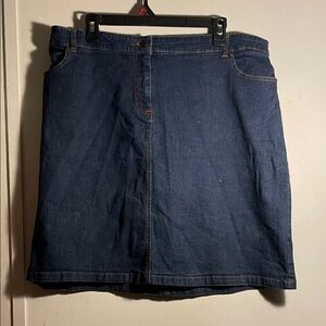 Classic Blue Denim Mini Skirt